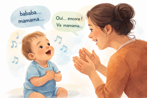 Le babillage du bébé : accompagner le développement du langage de son enfant, les différentes étapes, les outils